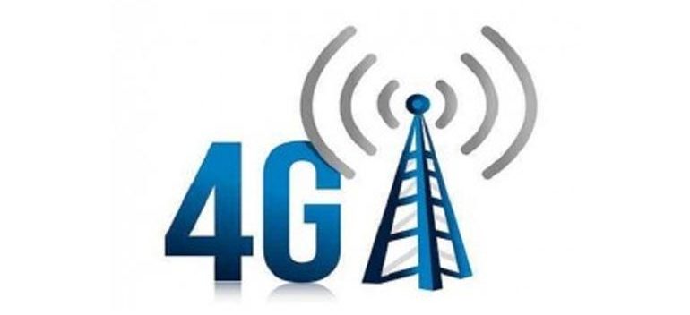 A graphic of an aerial and with the alpha numerical '4G'.